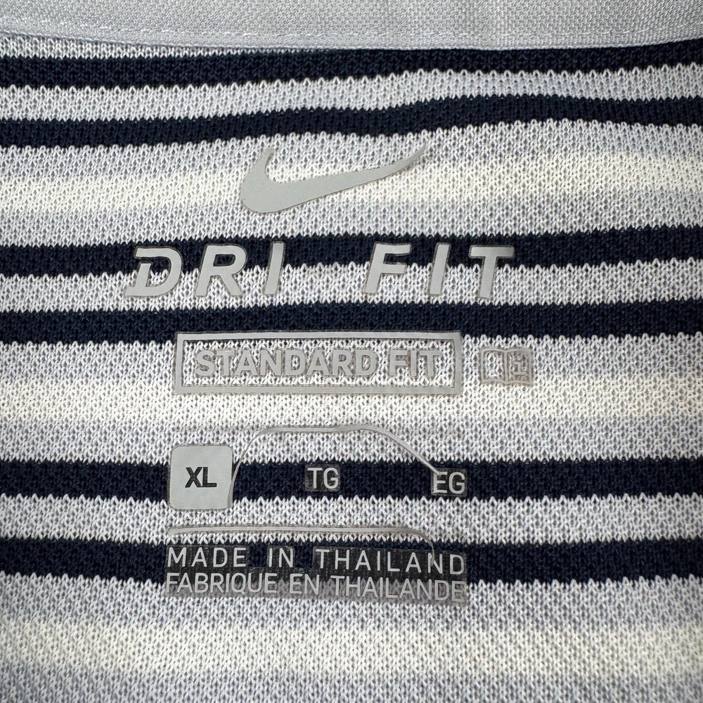 Nike Victory Polo Shirt Mens XL Gray Stripe Golf Performance Athletic BV0363-042 - Picture 4 of 10